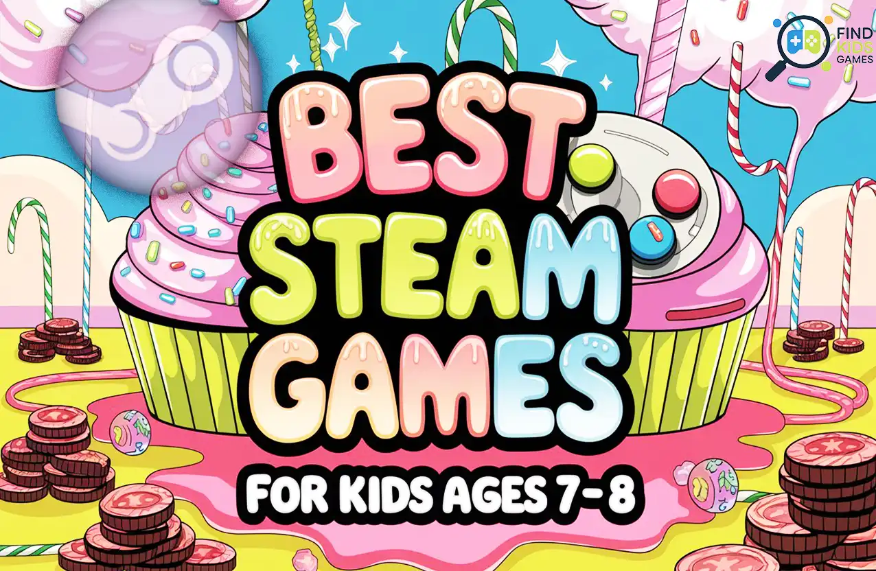 Best Steam Games for Kids Ages 7–8 (Fun, Creative & Still Safe)