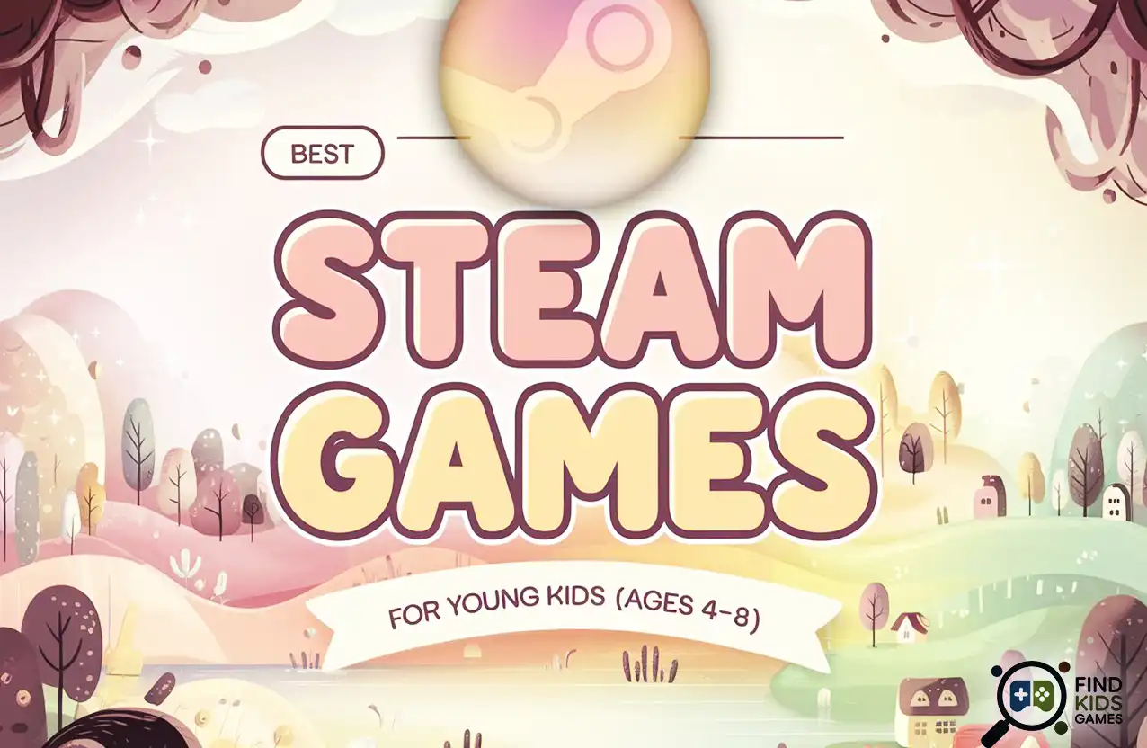 Best Steam Games for Young Kids Ages 4-8 (safe and fun)